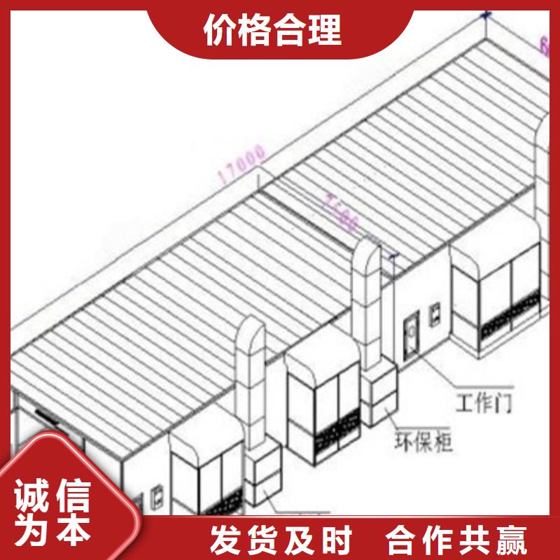汽车家具工业喷烤漆房移动伸缩喷漆房本地配送