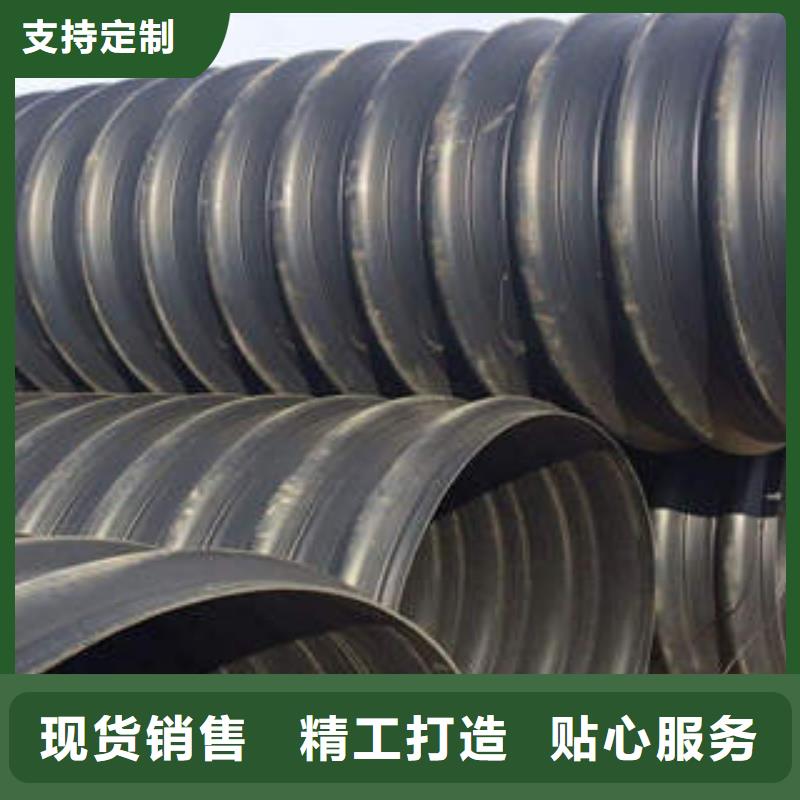 PE钢带增强螺旋波纹管【可埋式夹砂缠绕管】产品实拍