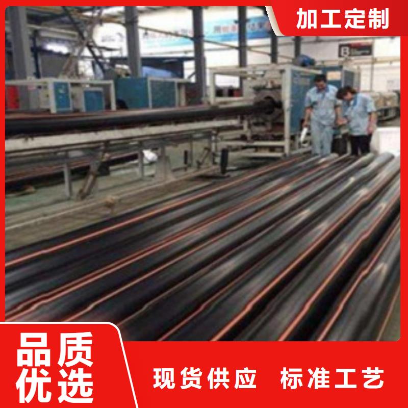 PE燃气管PE钢带增强螺旋波纹管随到随提