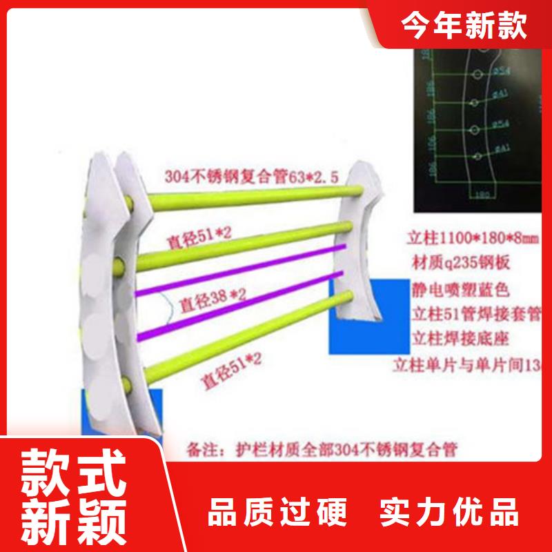 不锈钢复合管交通防撞围栏实体诚信厂家