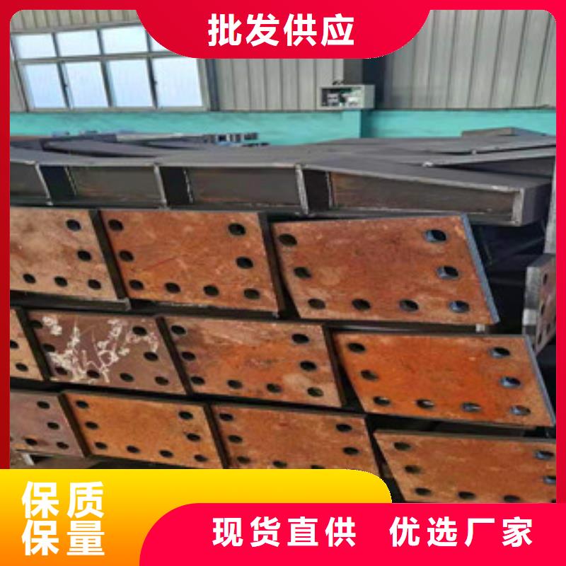 防撞护栏立柱钢板焊接立柱自洁性好