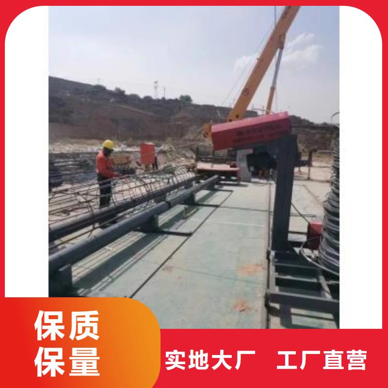 钢筋笼滚笼机来厂考察-河南建贸机械