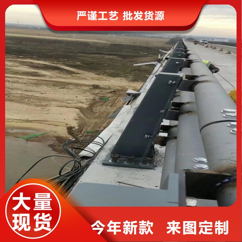 【氟碳漆喷塑防撞护栏】桥梁防撞栏杆价格支持非标定制