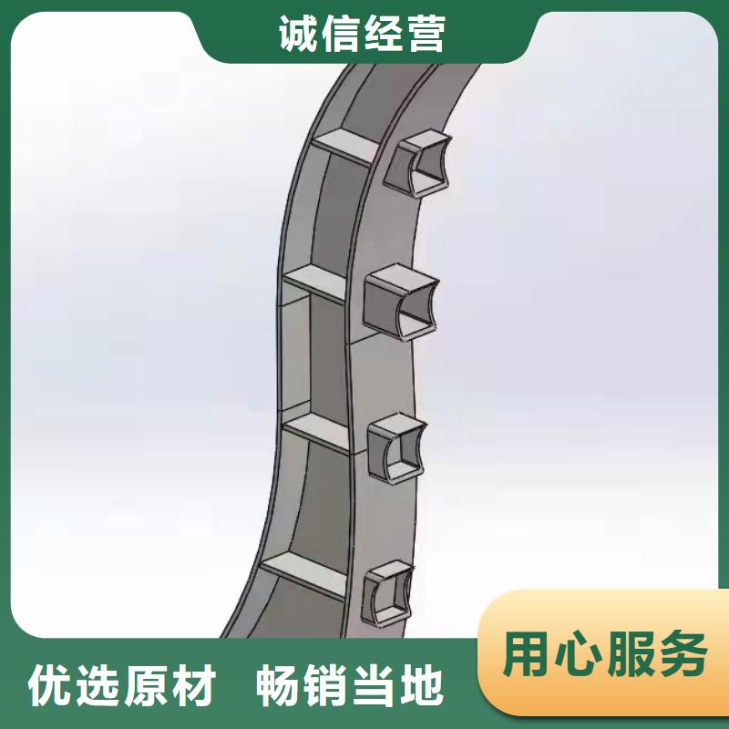 灯光景观护栏厂家_道路桥梁防撞护栏厂家做工精细