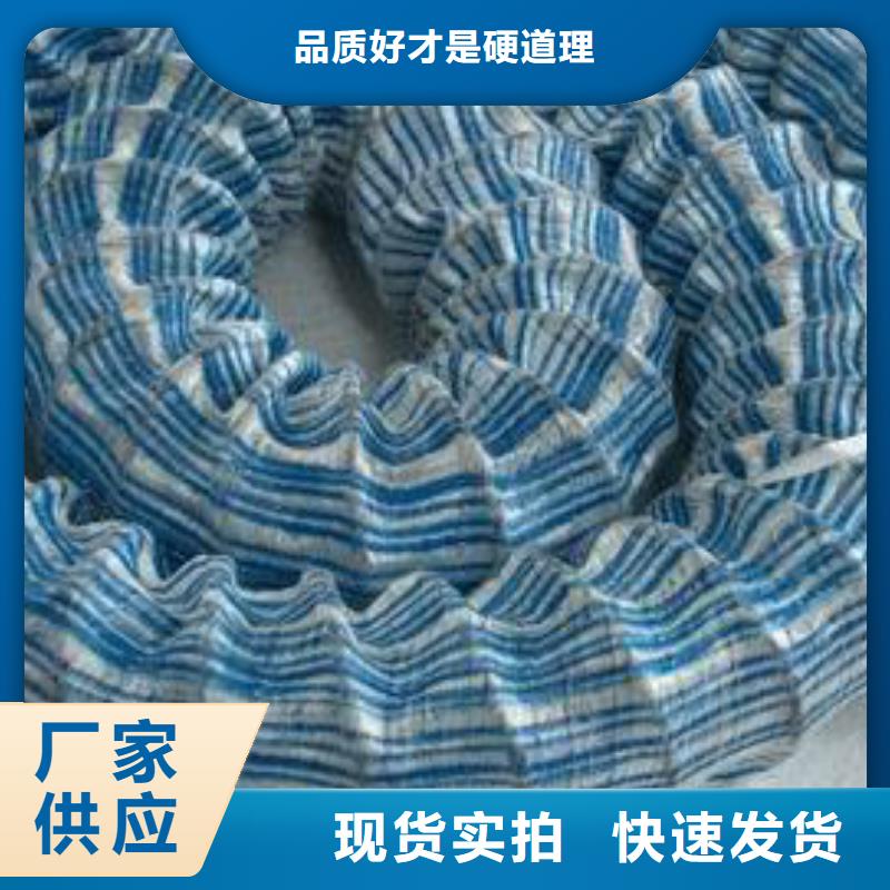 加筋式软式透水管，钢塑软式透水管