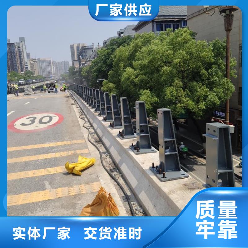 人行道天桥不锈钢复合管栏杆批发供应
