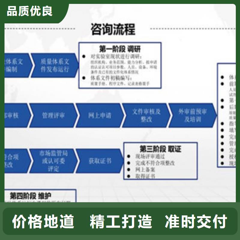 CNAS实验室认可CMA资质认证质量三包