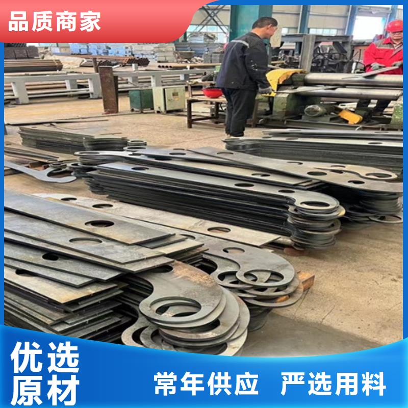 桥上河道灯光护栏现场安装