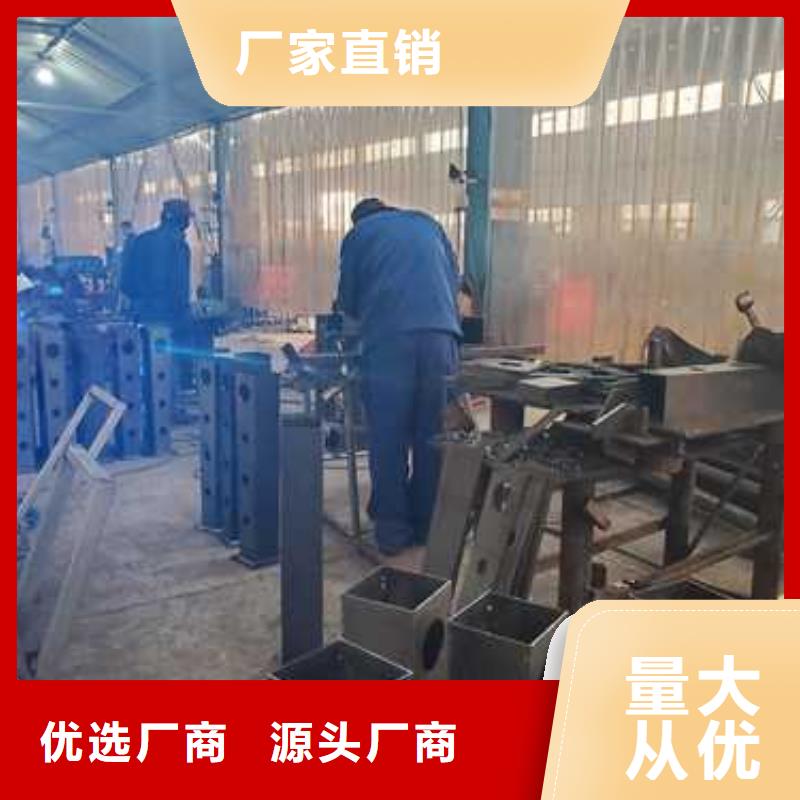 桥上河道灯光护栏现场安装