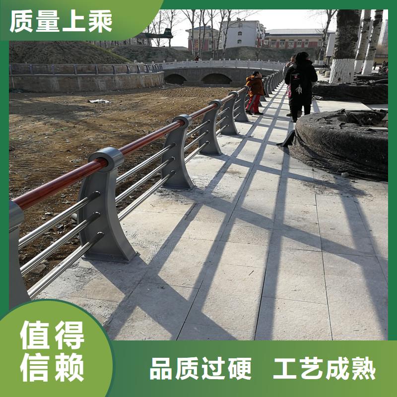 景观护栏_镀锌喷塑钢板立柱工期短发货快