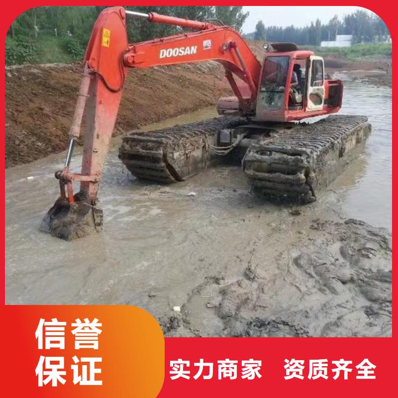 上海河道清淤水路两用挖机
