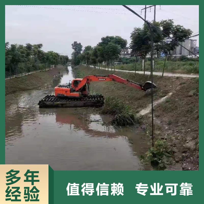 当地船挖哪里有水陆两栖船挖机出租