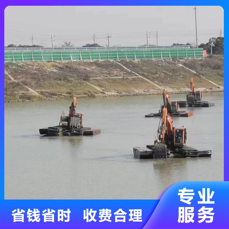 水上挖机出租淤泥打桩挖机