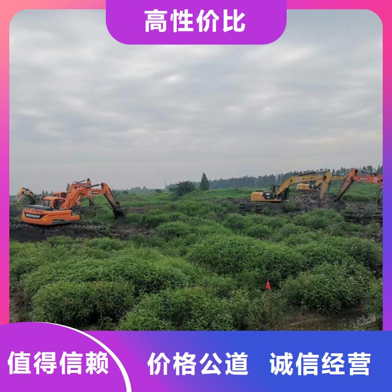 水陆挖掘机水挖出租单位