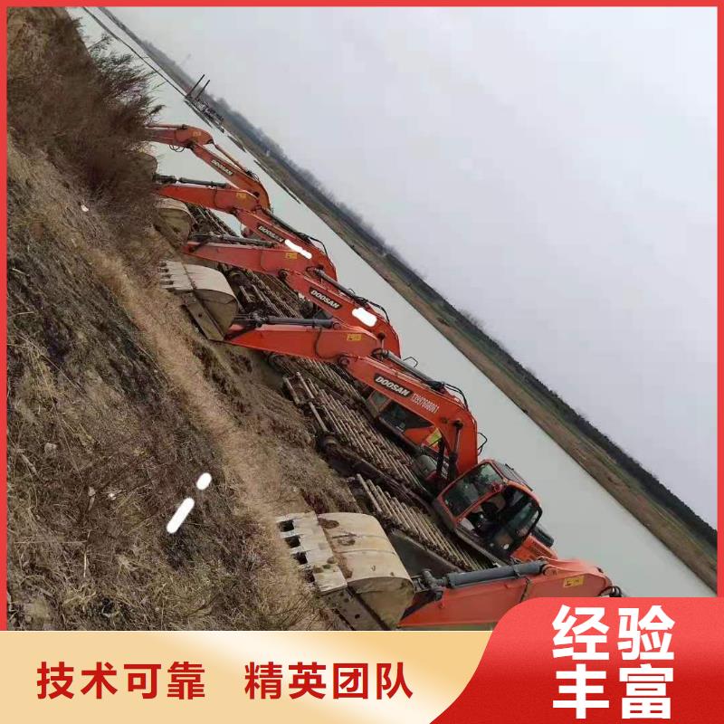水陆船挖机池塘清淤公司