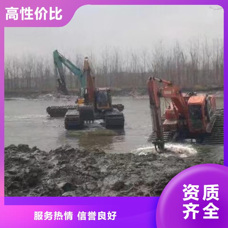 水上挖机出租淤泥打桩挖机