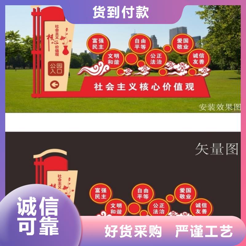 宣传价值观标牌终身质保