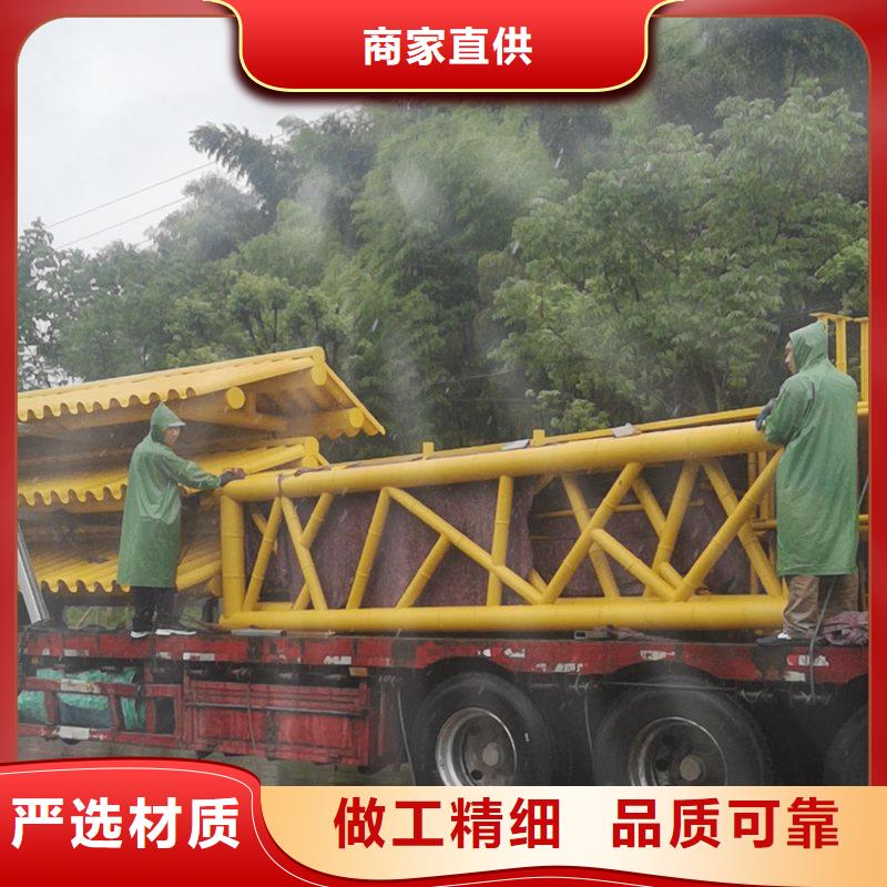 仿古不锈钢候车亭安装