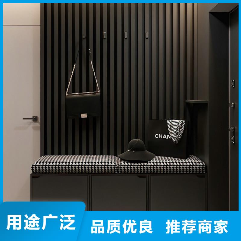 竹木纤维格栅板竹木纤维集成墙板出货快