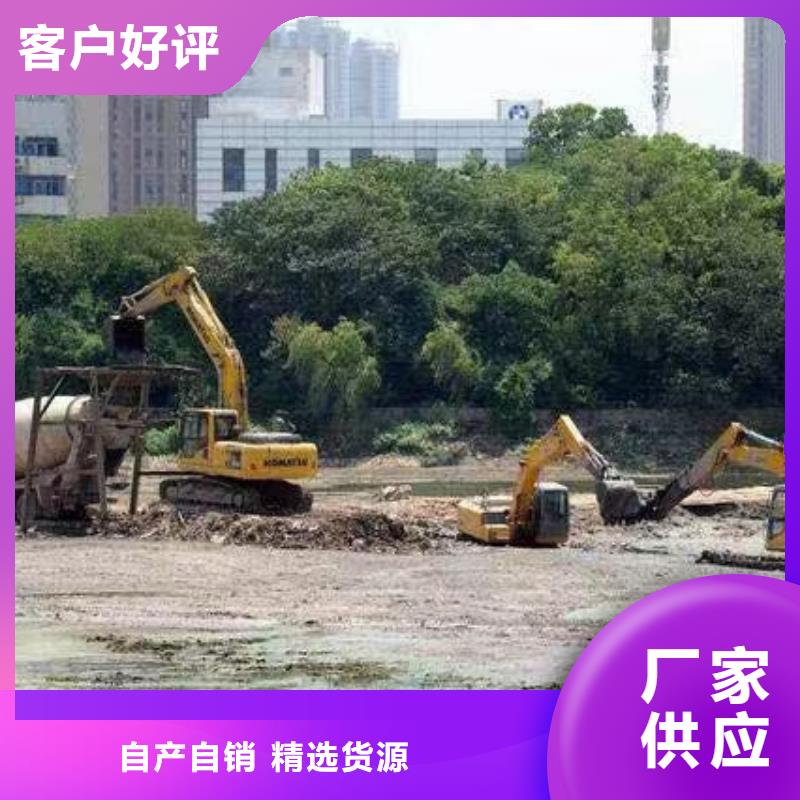 浅滩挖掘机施工安装