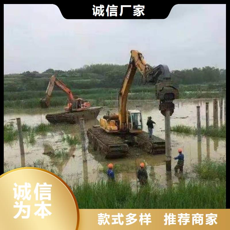 虾塘清理挖掘机租赁源头厂商