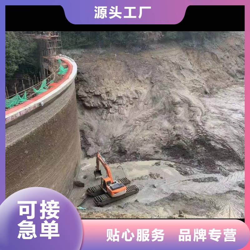水上打桩挖掘机出租_保障