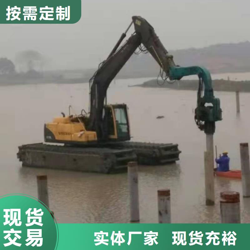 蟹塘开发挖掘机出租终身质保