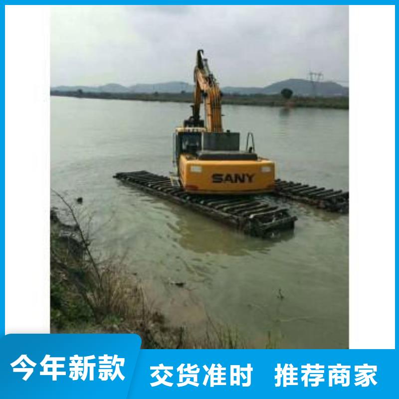 水上漂挖掘机租赁承接真实