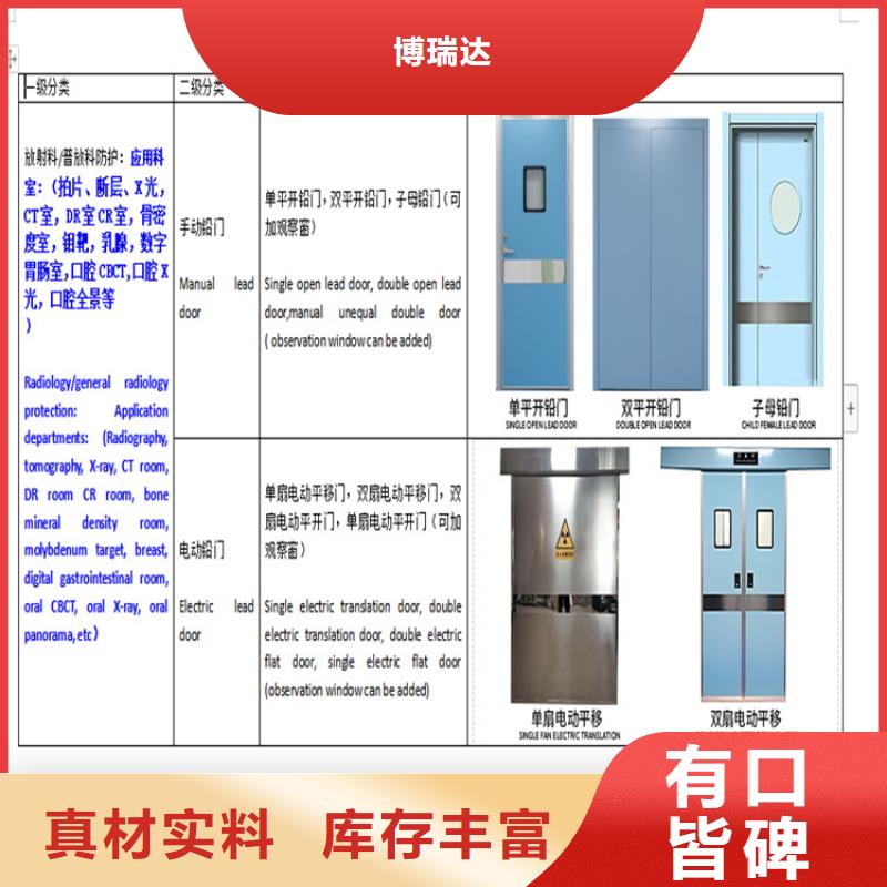 防辐射铅门直供厂家电话