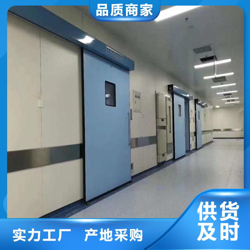 手动防护铅门来厂实地考察