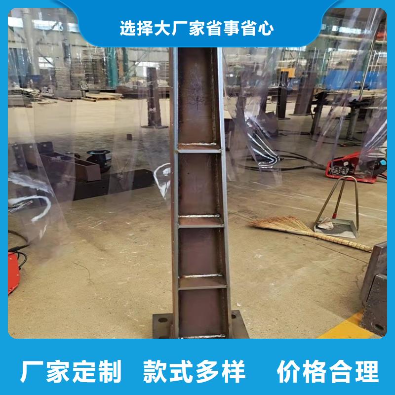 桥梁钢板立柱报价