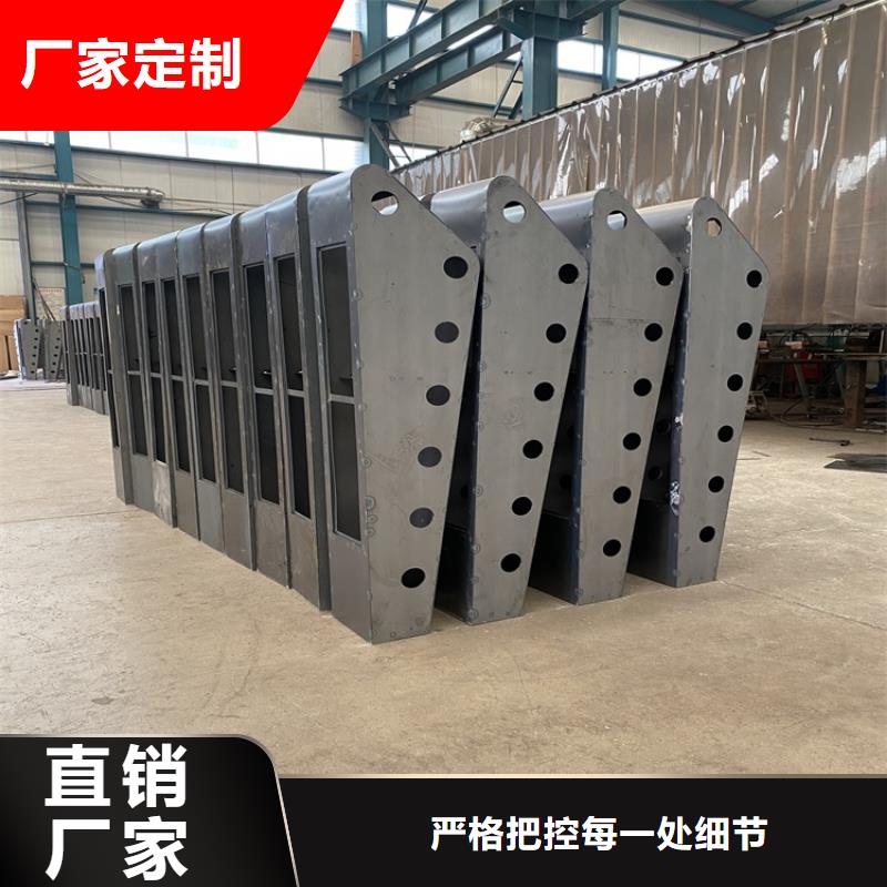 品牌的不锈钢景观仿木纹护栏厂家