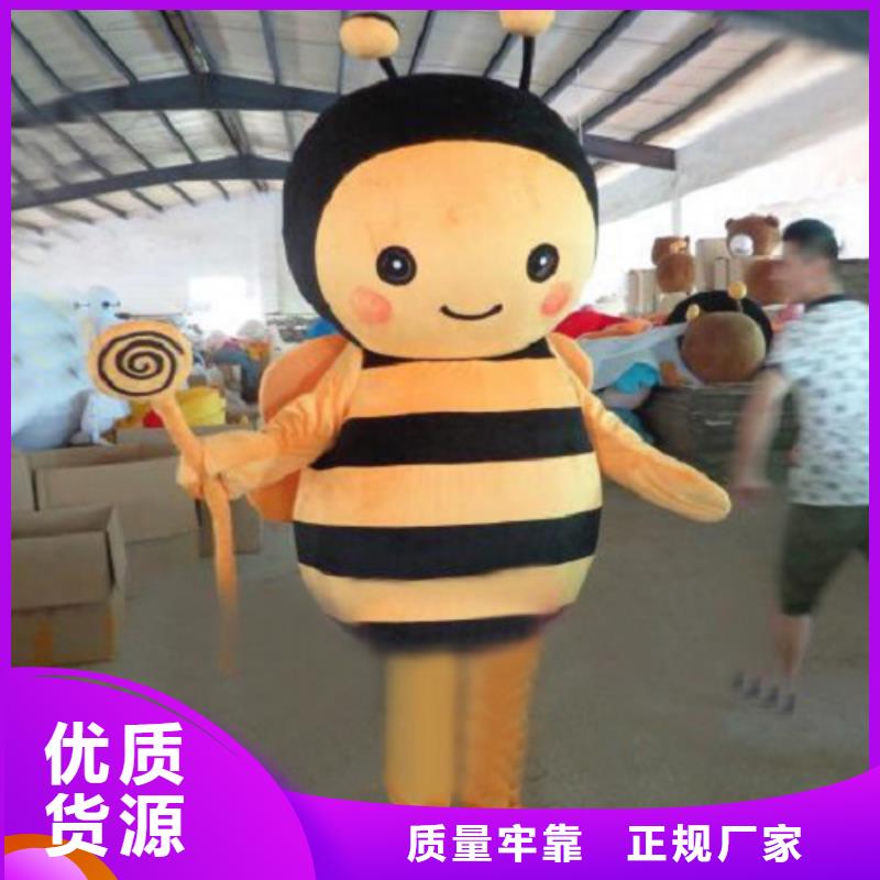 广东广州卡通行走人偶定做厂家/年会毛绒玩偶工艺高