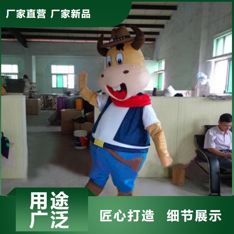 山东青岛卡通人偶服装制作什么价/公园毛绒娃娃品类多