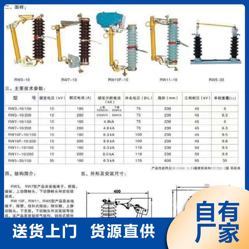 跌落式熔断器PRW10-10/100A