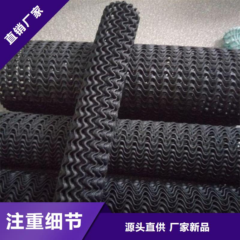 硬式透水管土工格栅工厂直供