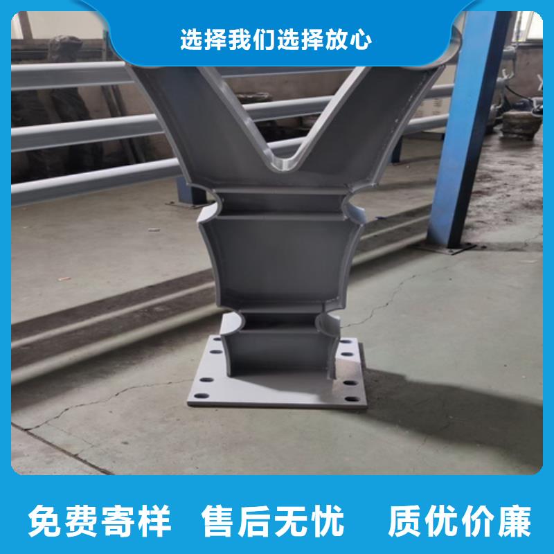 桥梁护栏立柱【镀锌波形护栏】闪电发货