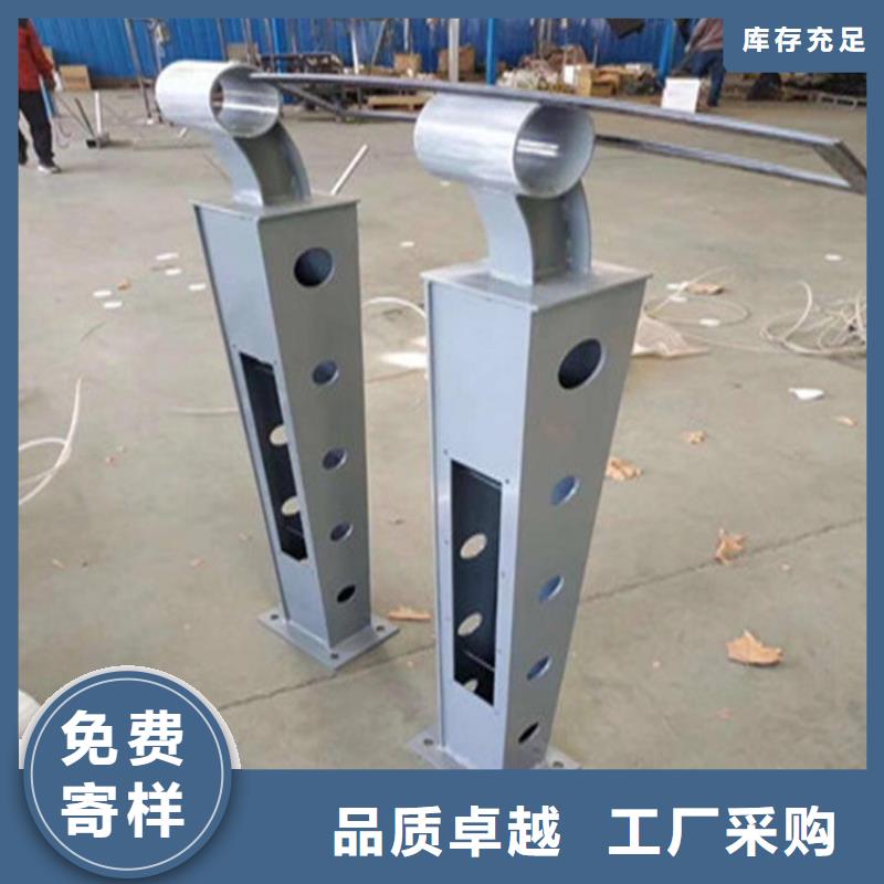 桥梁护栏立柱【镀锌波形护栏】闪电发货