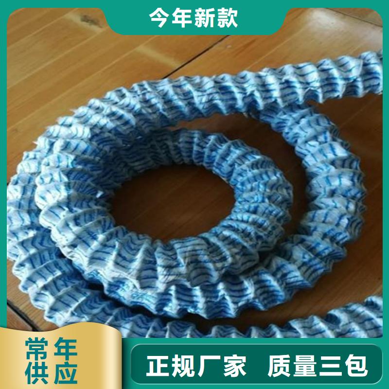 100软式透水管-PVC透水软管-250mm钢丝渗排水管