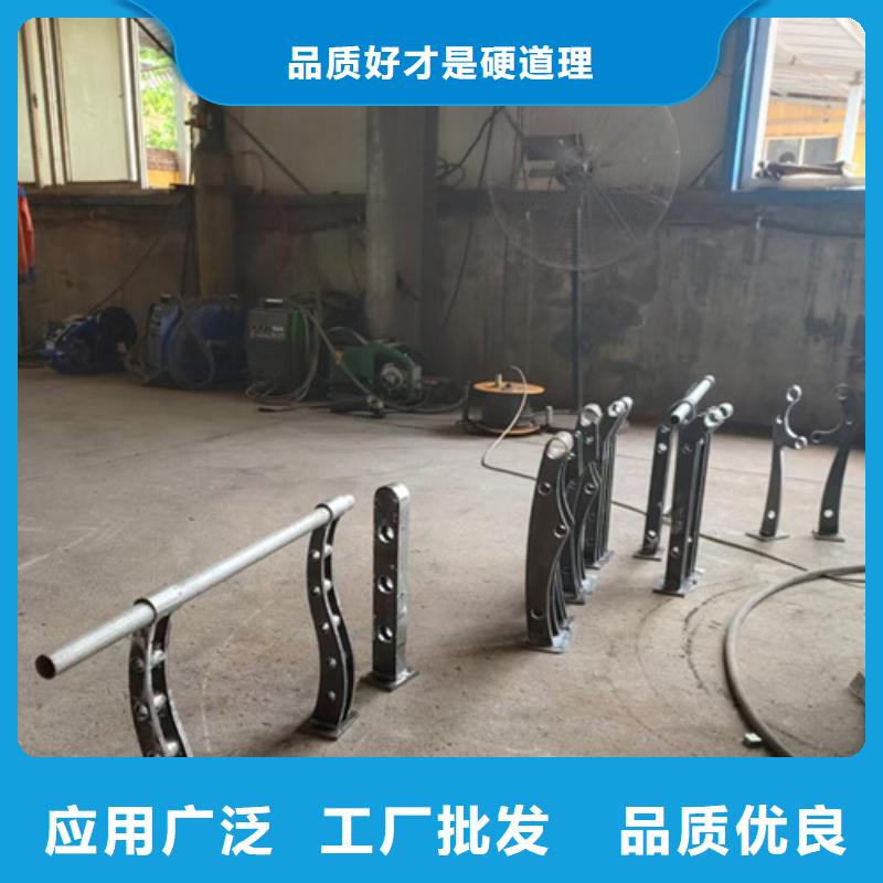 不锈钢复合管护栏【热镀锌立柱】实拍展现