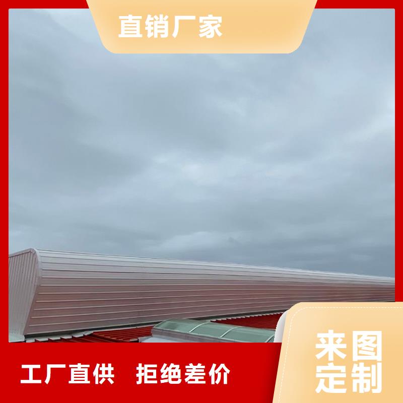 屋脊通风气楼工作原理示意图