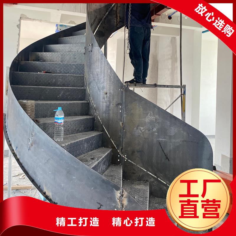 别墅无水泥基础钢结构梯质量优