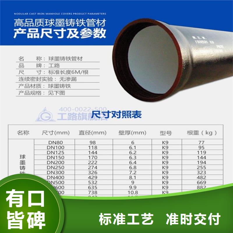 球墨铸铁管厂家直销