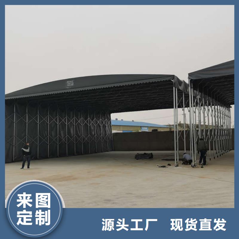 伸缩帐篷来厂考察