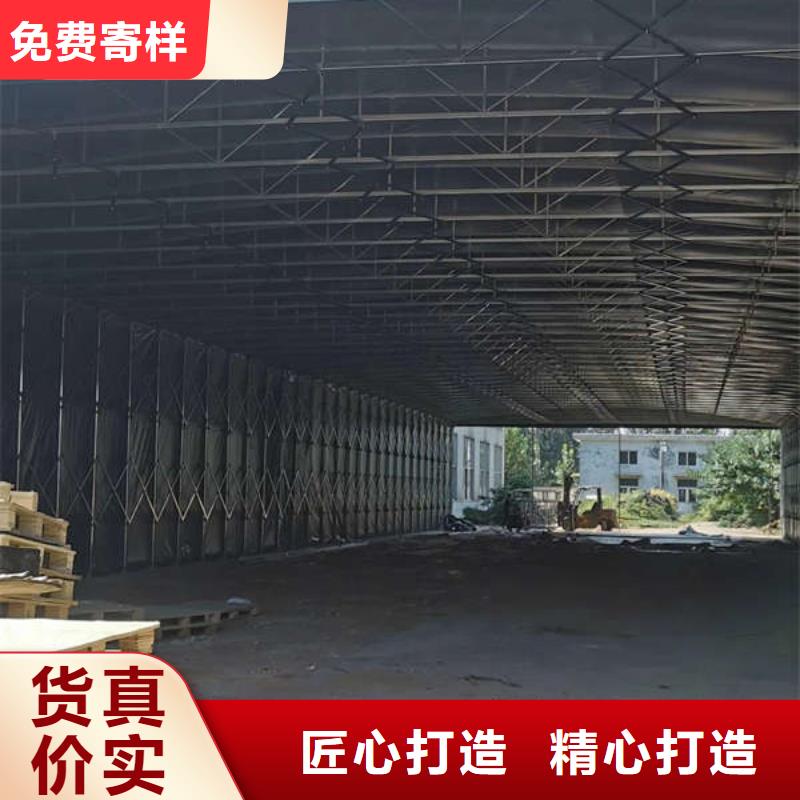 烧烤大排档雨棚来厂考察