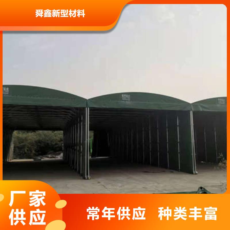 烧烤大排档雨棚来厂考察