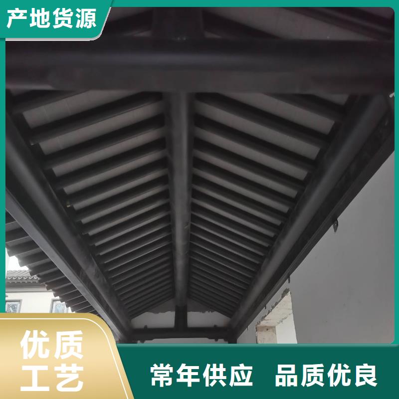 铝代木古建_仿古凉亭来图加工定制