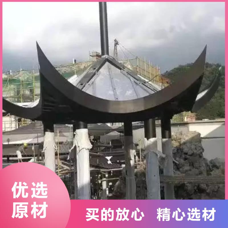 铝代木古建别墅庭院设计高质量高信誉