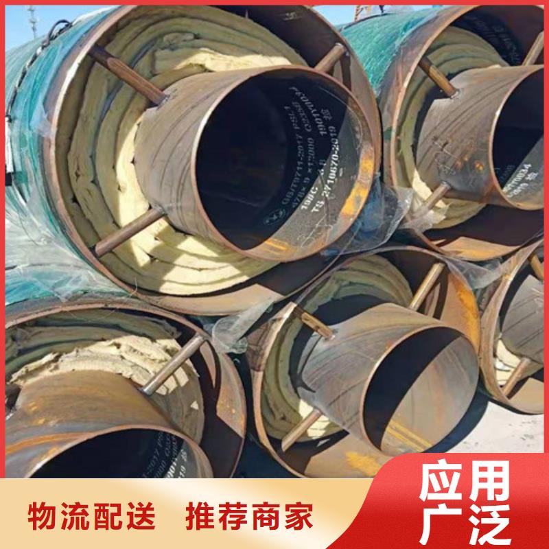 【钢套钢蒸汽保温管】聚氨酯保温钢管厂厂家现货供应