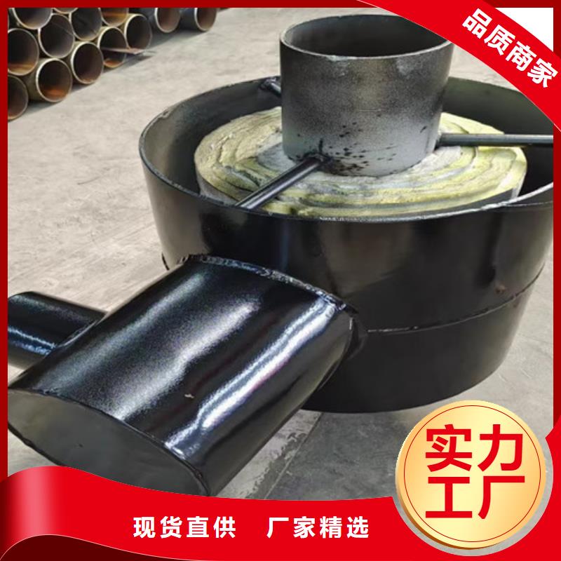 钢套钢直埋保温管聚氨酯保温钢管厂实拍展现
